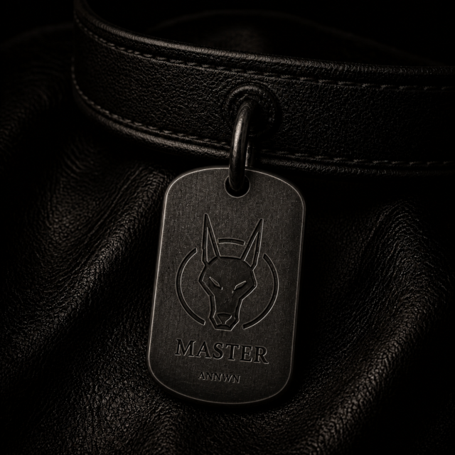 Dogtag Master Puppy LLWYBR gravé